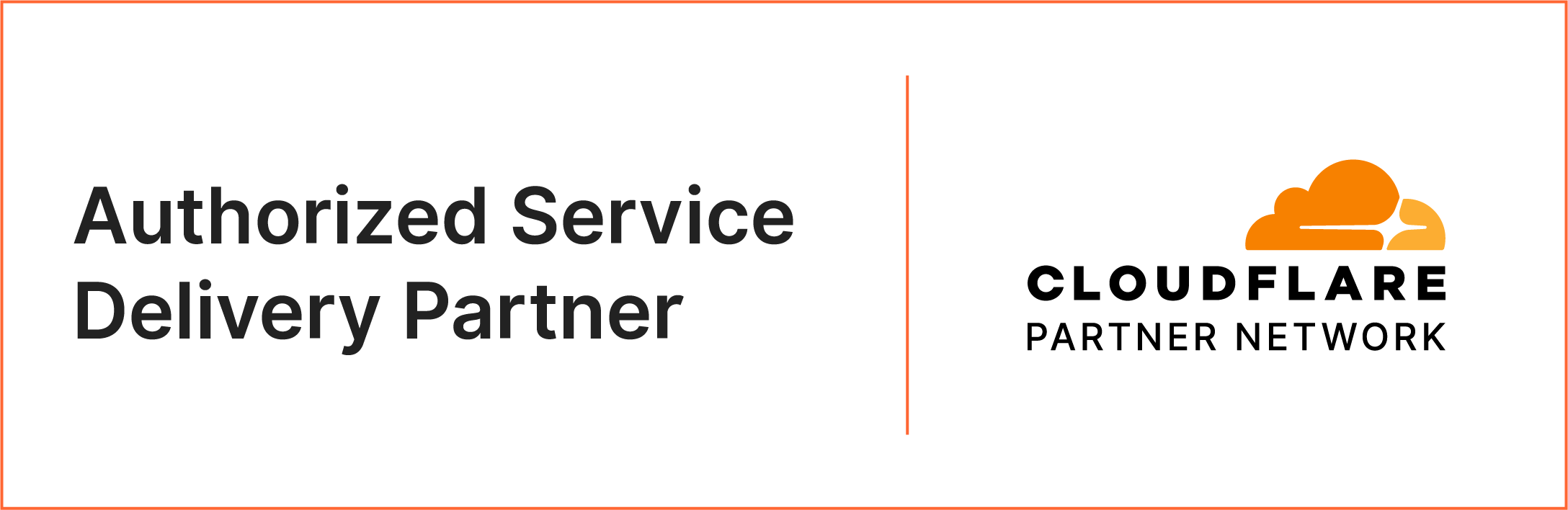 Cloudflare Authorized Service Delivery Partner