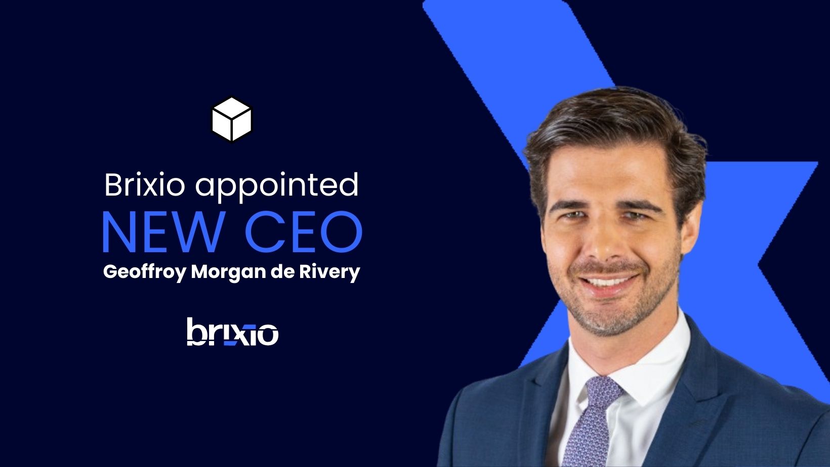Geoffroy Morgan de Rivery has been appointed as CEO of Brixio